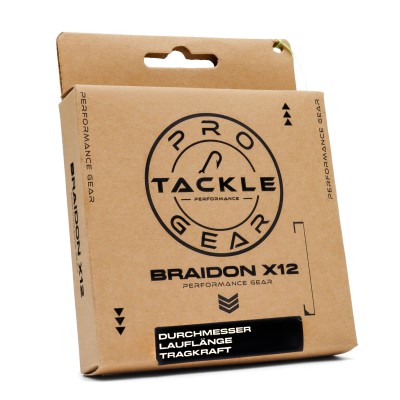 Pro Tackle BraidOn X12 - geflochtene Schnur Camo Fluo Green - 0.10mm - 6.5Kg - 135m