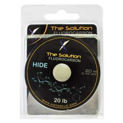 The Solution Vorfachschnur Hide Fluorocarbon 20lb 0.45mm 20m, 20lb - 20m