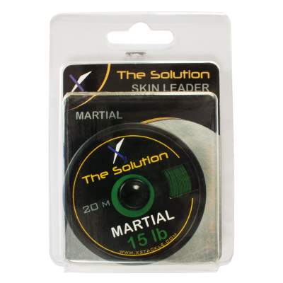 The Solution Vorfachschnur Martial Skin Leader Weedy Green 15lb 20m, - 15lb - 20m