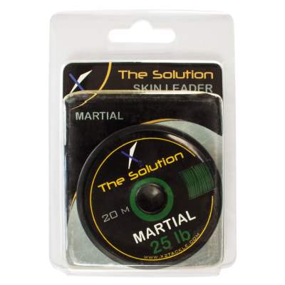 The Solution Vorfachschnur Martial Skin Leader Weedy Green 25lb 20m 25lb - 20m