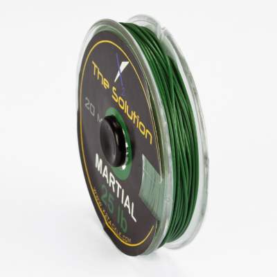 The Solution Vorfachschnur Martial Skin Leader Weedy Green 25lb 20m 25lb - 20m