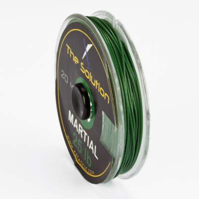 The Solution Vorfachschnur Martial Skin Leader Weedy Green 25lb 20m, - 25lb - 20m