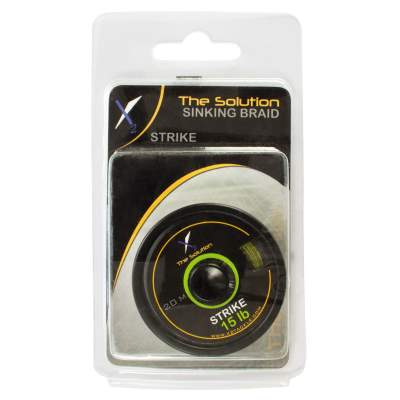 The Solution Vorfachschnur Strike Sinking Braid Weedy Green 15lb 20m, - 15lb - 20m