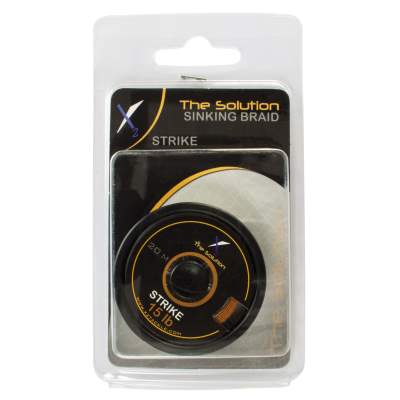 The Solution Vorfachschnur Strike Sinking Braid Muddy Brown 15lb 20m, 15lb - 20m