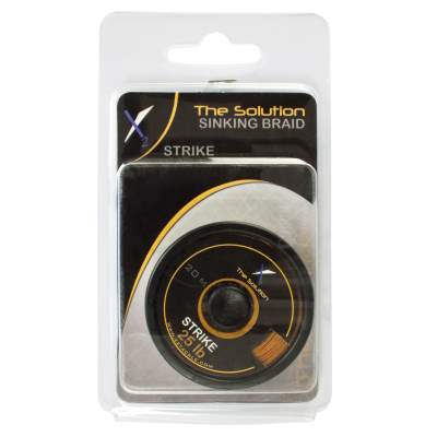 The Solution Vorfachschnur Strike Sinking Braid Muddy Brown 25lb 20m, - 25lb - 20m