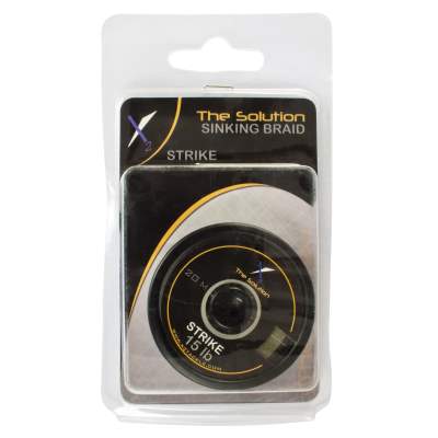 The Solution Vorfachschnur Strike Sinking Braid Early Grey 15lb 20m, - 15lb - 20m