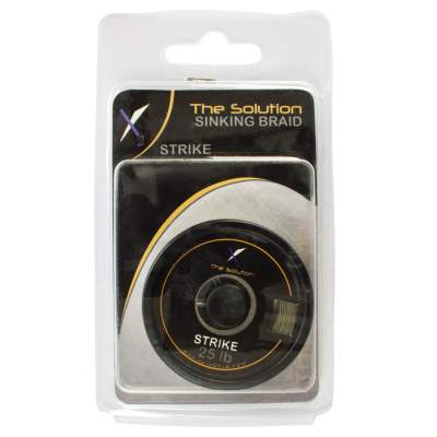 The Solution Vorfachschnur Strike Sinking Braid Early Grey 25lb 20m, - 25lb - 20m