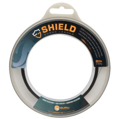 Guru Shield Shock Leader Line schwarz - TK8lb - 0,28mm