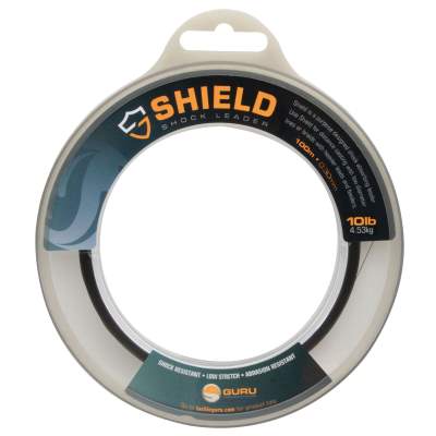 Guru Shield Shock Leader Line, schwarz - TK10lb - 0,3mm