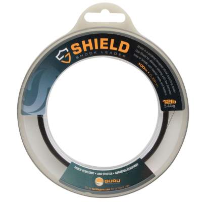 Guru Shield Shock Leader Line schwarz - TK12lb - 0,33mm