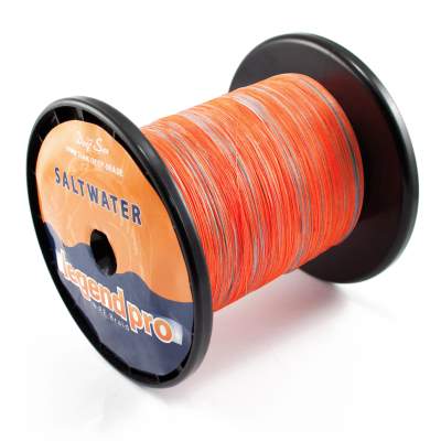 Team Deep Sea Saltwater Legend Pro, 8 PE Braid 1000 020 1000m - 0,20mm - orange/darkblue - 18,65kg