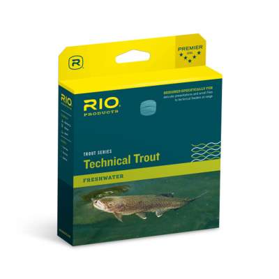 RIO Trout Series Technical Trout Freshwater - 24,2m Fliegenschnur DT4F - Sky Blue/Peach