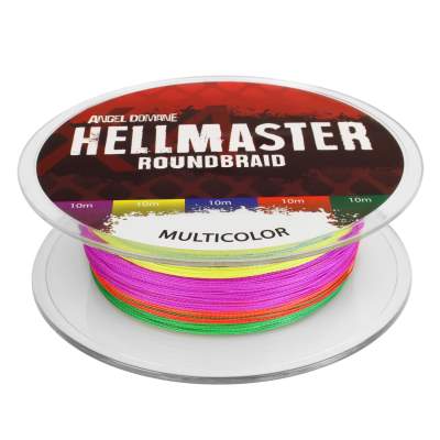 Angel Domäne Hellmaster Roundbraid Multicolor Angelschnur 300m - 0,30mm - 26,70kg