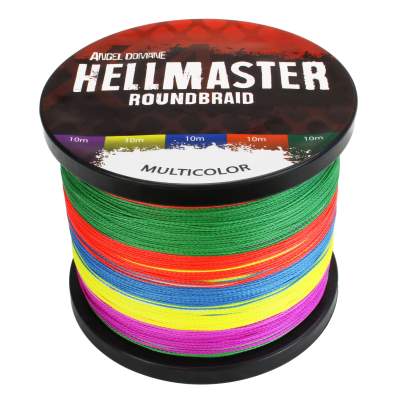 Angel Domäne Hellmaster Roundbraid Multicolor Angelschnur 1000m - 0,40mm - 37,15kg