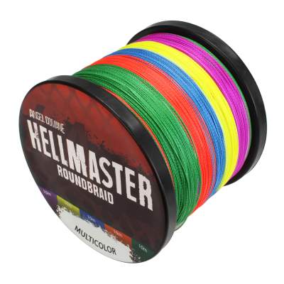 Angel Domäne Hellmaster Roundbraid Multicolor Angelschnur 1000m - 0,20mm - 18,45kg