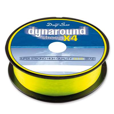 Team Deep Sea Dynaround Strong 4 PE Braid, SG 300 041 300m - 0,41mm - signalgelb - 35,85kg