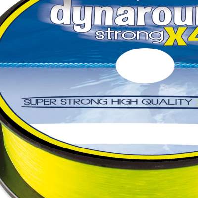 Team Deep Sea Dynaround Strong 4 PE Braid, SG 300 026 300m - 0,26mm - signalgelb - 19,1kg