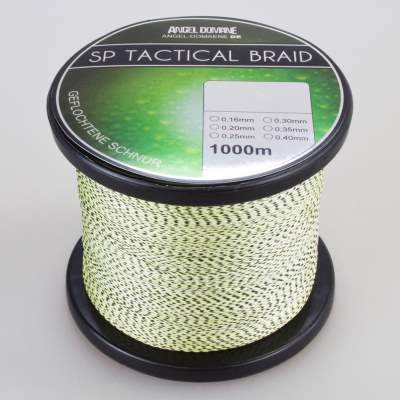 Angel Domäne SP Tactical Braid 025, 1000m - 0,25mm - twotone green - 17,6kg