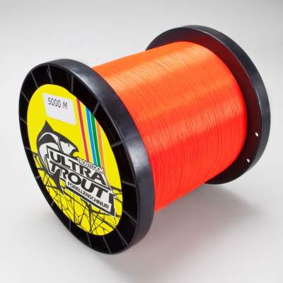 Troutlook Ultratrout Forellen Schnur, 5000m - 0,22mm - 5,45 kg - signalorange