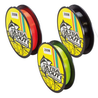 Troutlook Ultratrout Forellen Schnur, 200m - fluogelb - 0,16mm - 3,35KG