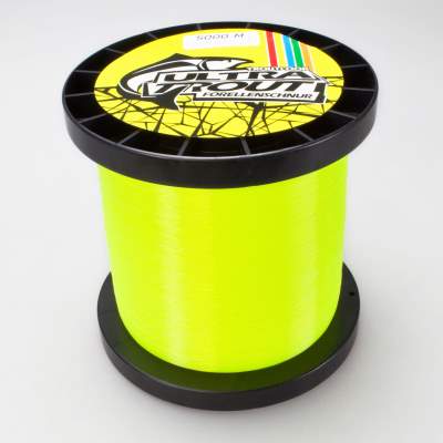 Troutlook Ultratrout Forellen Schnur, 5000m - fluogelb - 0,16mm - 3,35KG