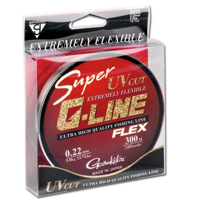 Gamakatsu Super G-Line Flex 022, 300m - 0,22mm - transparent - 4,44kg