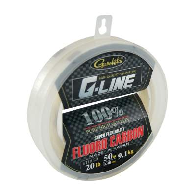 Gamakatsu G-Line Fluorocarbon Big Spool 50m 0,80 TK27,3kg - 0,8mm - 50m