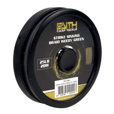 Faith Strike Sinking Braid Weedy Green 25lb 20m,