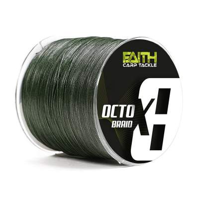 Faith OctoX 8 Braid geflochtene Schnur 0.20mm - 1000m - 30lb - grün