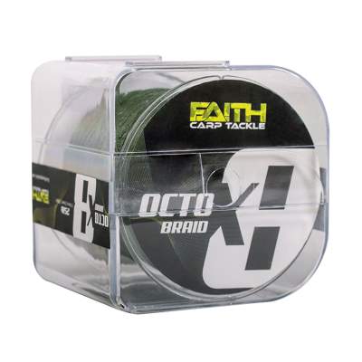 Faith OctoX 8 Braid geflochtene Schnur 0.20mm - 1000m - 30lb - grün