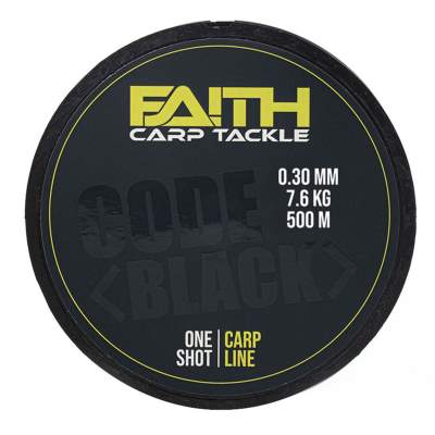 Faith Code Black (One Shot) 500m 0.30mm 7.6kg