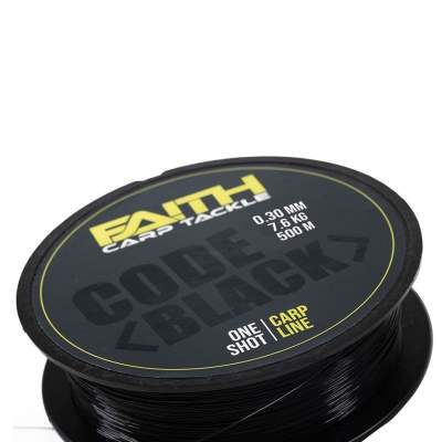 Faith Code Black (One Shot) 500m 0.30mm 7.6kg