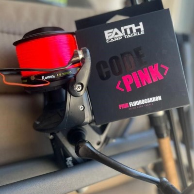 Faith Code Pink - Fluorocarbon Pink - Fluorocarbon - 0.35mm - 9,75kg - 500m