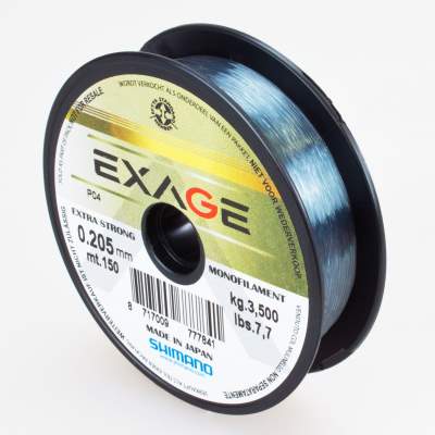 Shimano Exage 0,255mm, 150m - 0,255mm - transparent