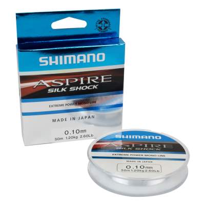 Shimano Aspire Silk Shock Monofilschnur 50m - transparent - 0,10mm