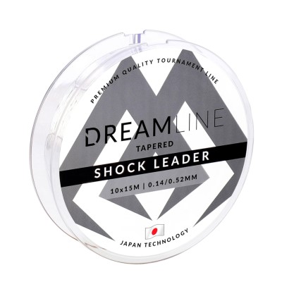 Mikado Dreamline Tapered Shock Leader - Vorfachschnur 0.16-0.54mm/10x15m - 1 Spule
