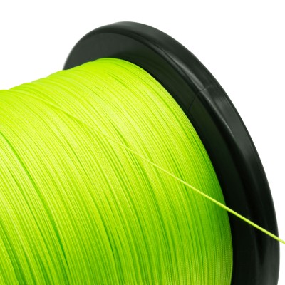 Team Deep Sea 8X-Perience - Angelschnur Fluo Green - 0,50mm - 49,00kg - 1000m