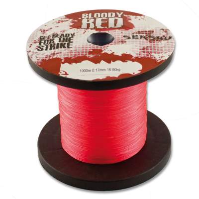 Senshu Bloody Red 1000 017 1000m - 0,17mm - red - 15,9kg