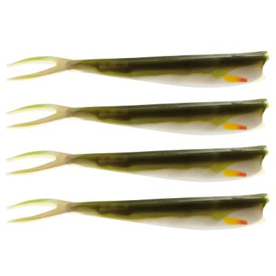 Westin Twin Teez 8 (204mm) No Action V Tail Shad Bass Glow 20,4cm - Bass Glow