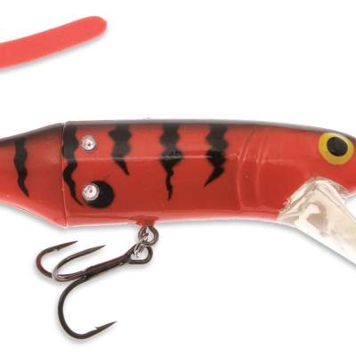 Westin Jätte TeezTail Wobbler mit Gummischwanz Red Tiger 14cm - Red Tiger - 29g - 1+4Stück