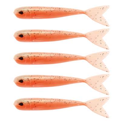 Westin Mega Teez 5 (127mm) No Action V Tail Shad Confused Tomato 12,7cm - Confused Tomato