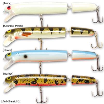 Westin Jätte Jointed 17 CP, - 17cm - Cannibal Perch - 42g - 1Stück