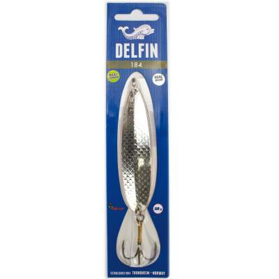 Delfin Nr. 184 versilberter Blinker Silber/Kupfer 9cm - Silber/Kupfer - 28g - 1Stück