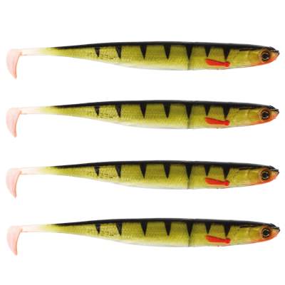 Westin KickTeez Zander Shad 15cm - Striped Perch - 4Stück