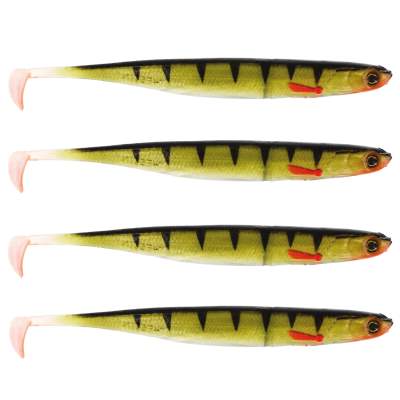 Westin KickTeez Zander Shad 15cm - Striped Perch - 4Stück