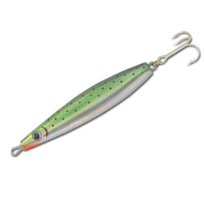 Magic Minnow Meerforellenwobbler Salty 89 G/SP, - 8,9cm - grün/silber gepunktet - 18g - 1Stück