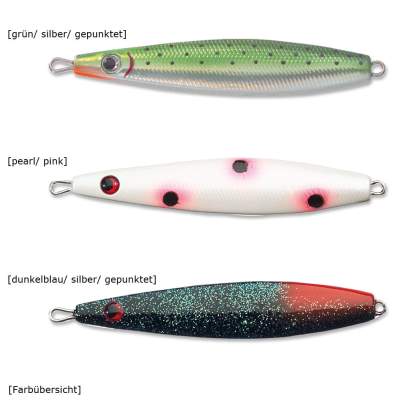 Magic Minnow Meerforellenwobbler Salty 109 G/SP 10,9cm - grün/silber gepunktet - 26g - 1Stück