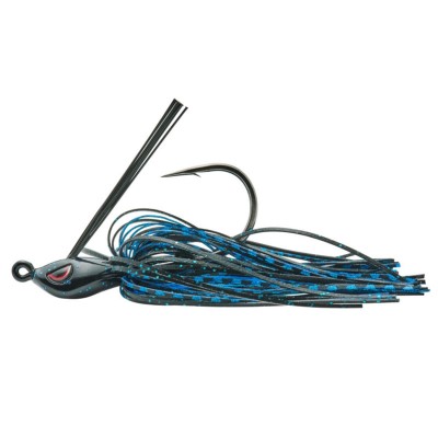SPRO CJ Swim Jig Black/Blue - 8,9cm - 14g - Gr.#5/0 - 1Stück