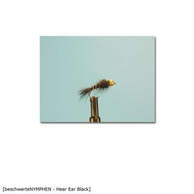 X-Version Fly Beschwerte Nymphe HEAR EAR BLACK 12 Gr.12 - 1Stück - 79