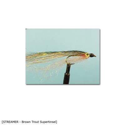 X-Version Fly Streamer BROWN TROUT SUPERTINSEL 10 Gr.10 - 1Stück - 9